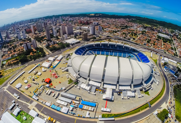 Arena das Dunas, palco de Flamengo x Portuguesa-RJ pelo Campeonato Carioca