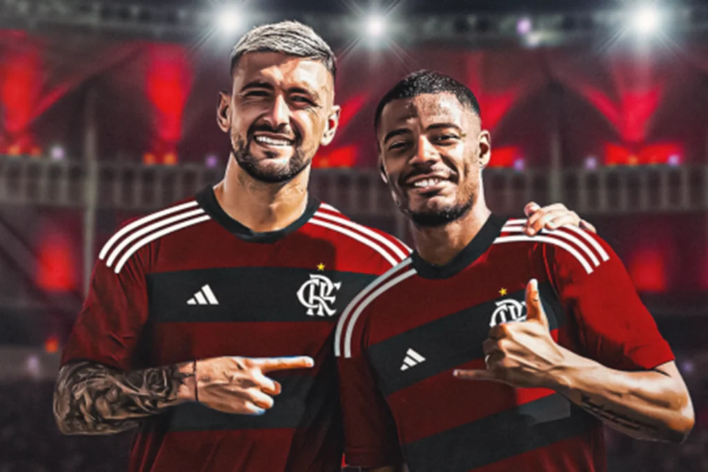 Arrascaeta e De La Cruz formarão dupla de luxo no meio-campo do Flamengo