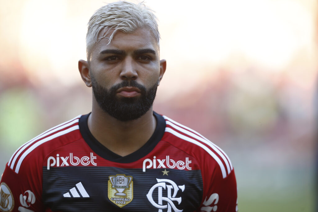 Gabigol em Flamengo x Corinthians 2023