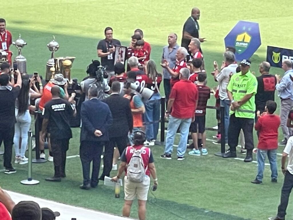 Rodrigo Caio recebe placar antes de Flamengo x Cuiabá
