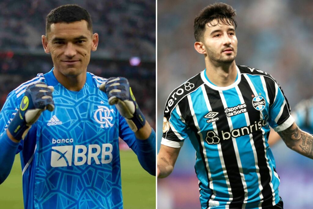 Santos e Villasanti podem ser trocados entre Flamengo e Grêmio