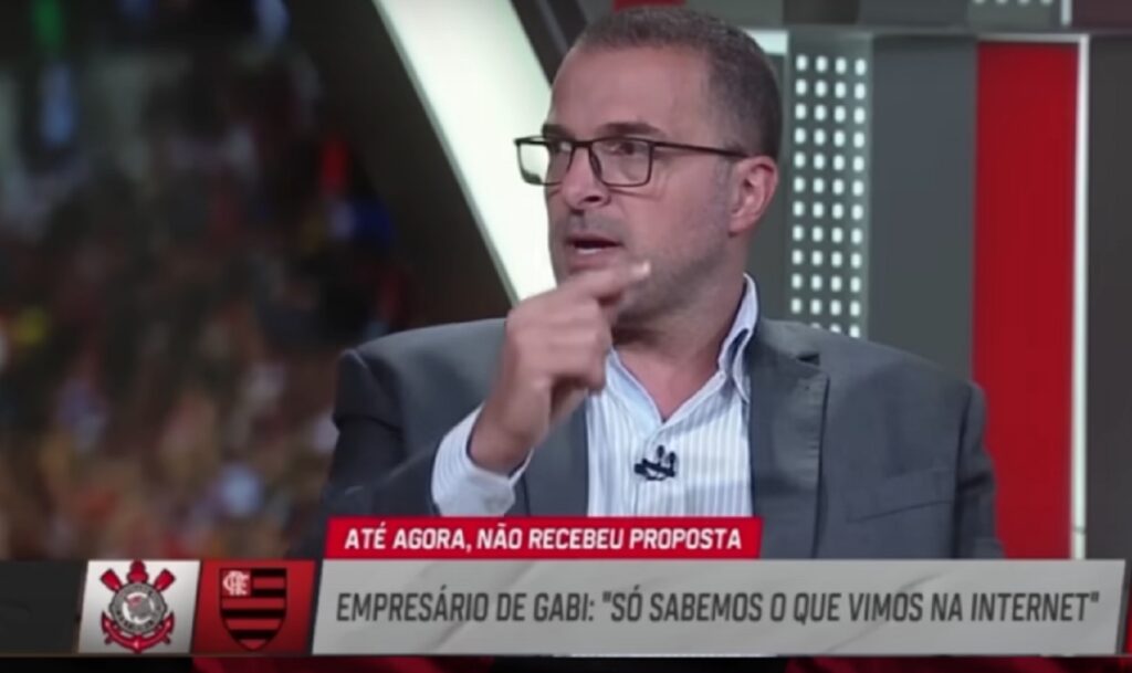 Zé Elias se irrita Flamengo Gabigol Corinthians