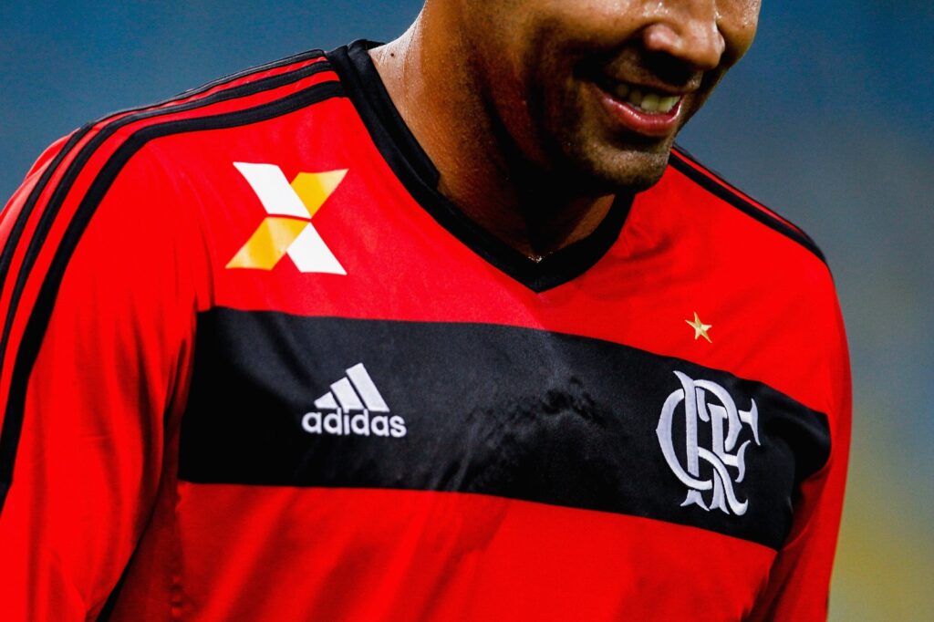 André Santos do Flamengo durante a Série Brasileira A 2013 no Rio de Janeiro, Brasil.