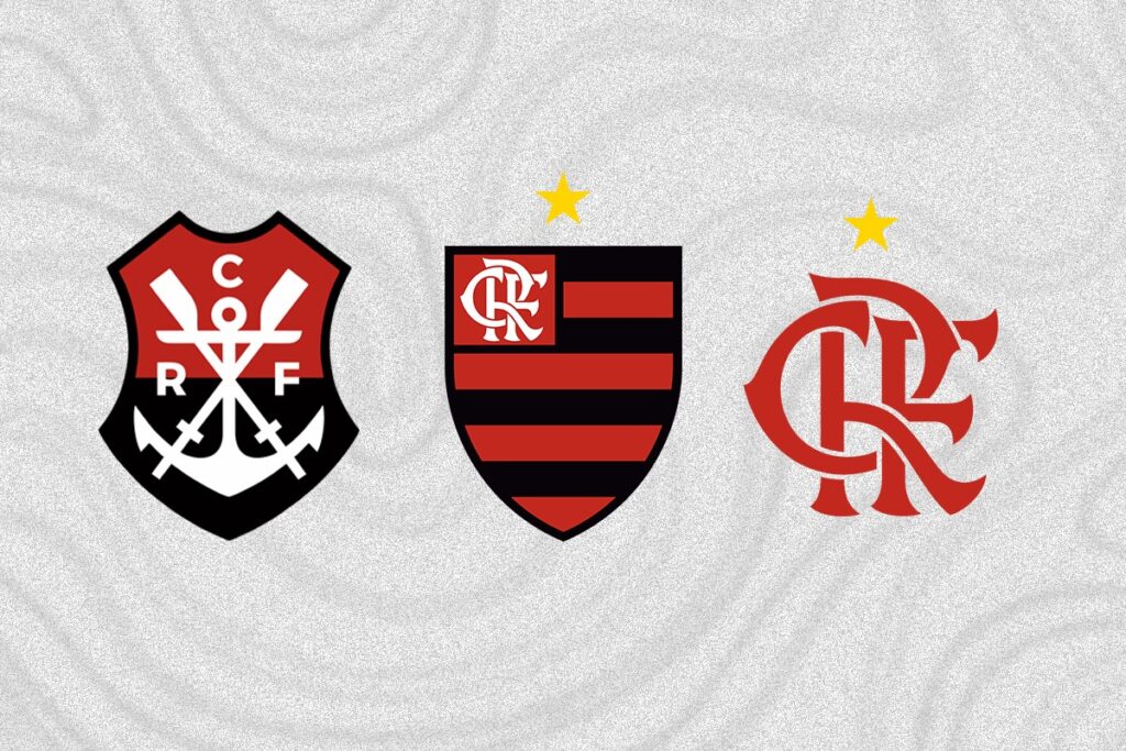 O MRN traz de maneira completa toda a evolução do escudo do Flamengo ao longo de sua história de 128 anos, desde o remo ao futebol