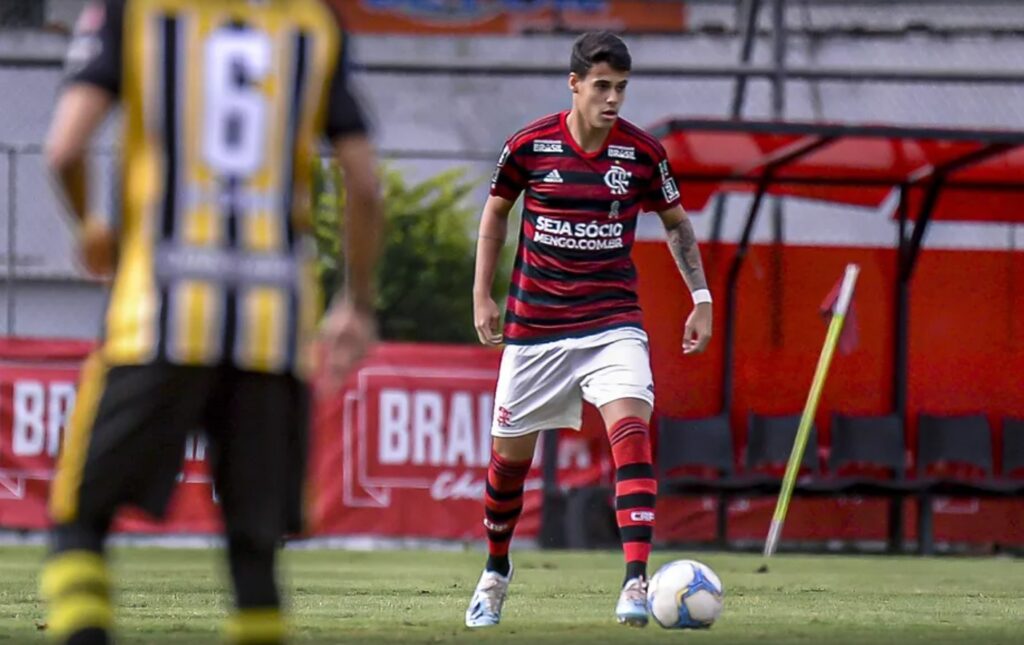 Foto de Lucas Freitas, ex-Flamengo.
