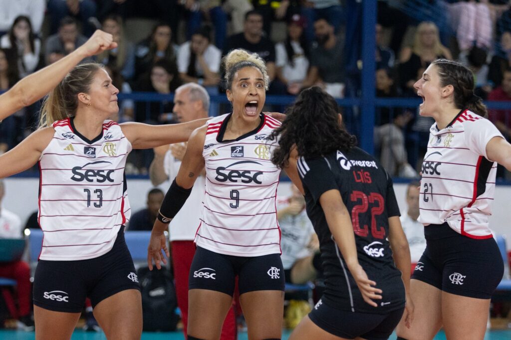 Sesc Flamengo bateu o Barueri em mais um jogo da Superliga Feminina