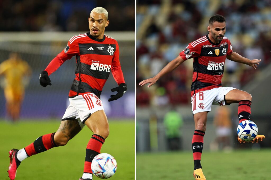 Matheuzinho e Thiago Maia, do Flamengo, estão fora da mira do Corinthians