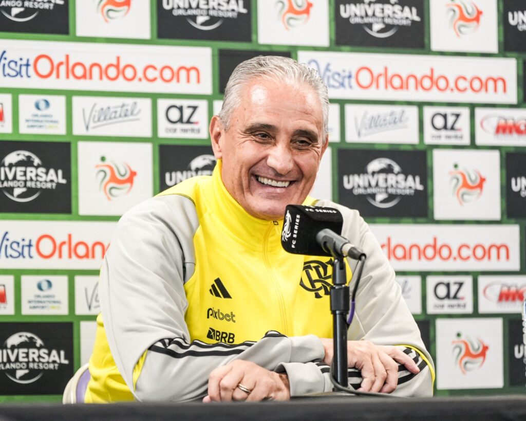Tite em entrevista coletiva antes de jogo do Flamengo; em entrevista, treinador avaliou período do time nos EUA e falou sobre Campeonato Carioca