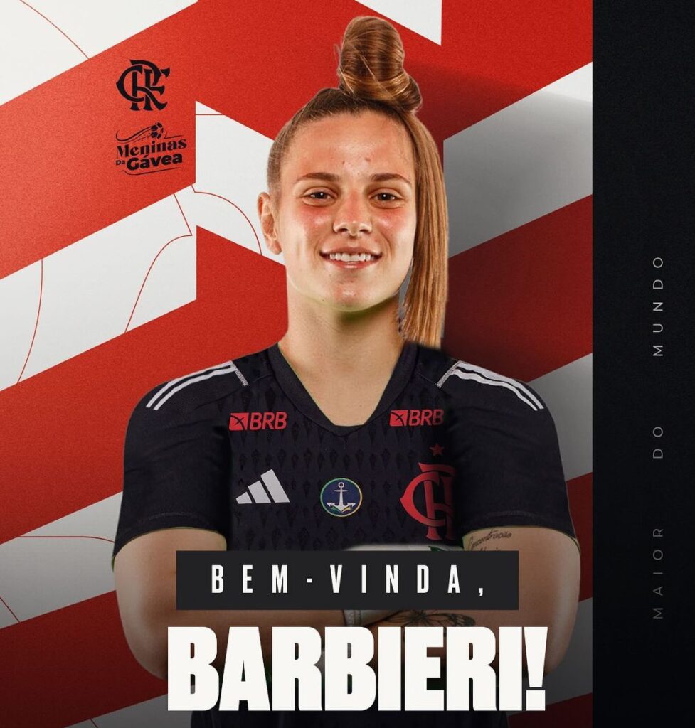 Gabi Barbieri nova jogadora do Flamengo Feminino