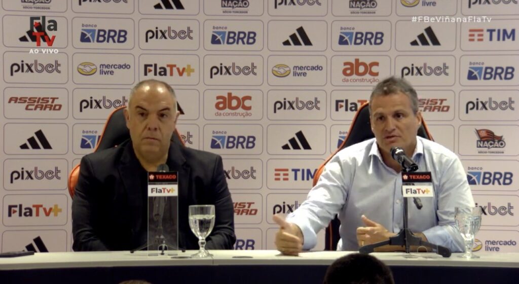 Marcos Braz e Bruno Spindel destrincham orçamento do Flamengo para o futebol