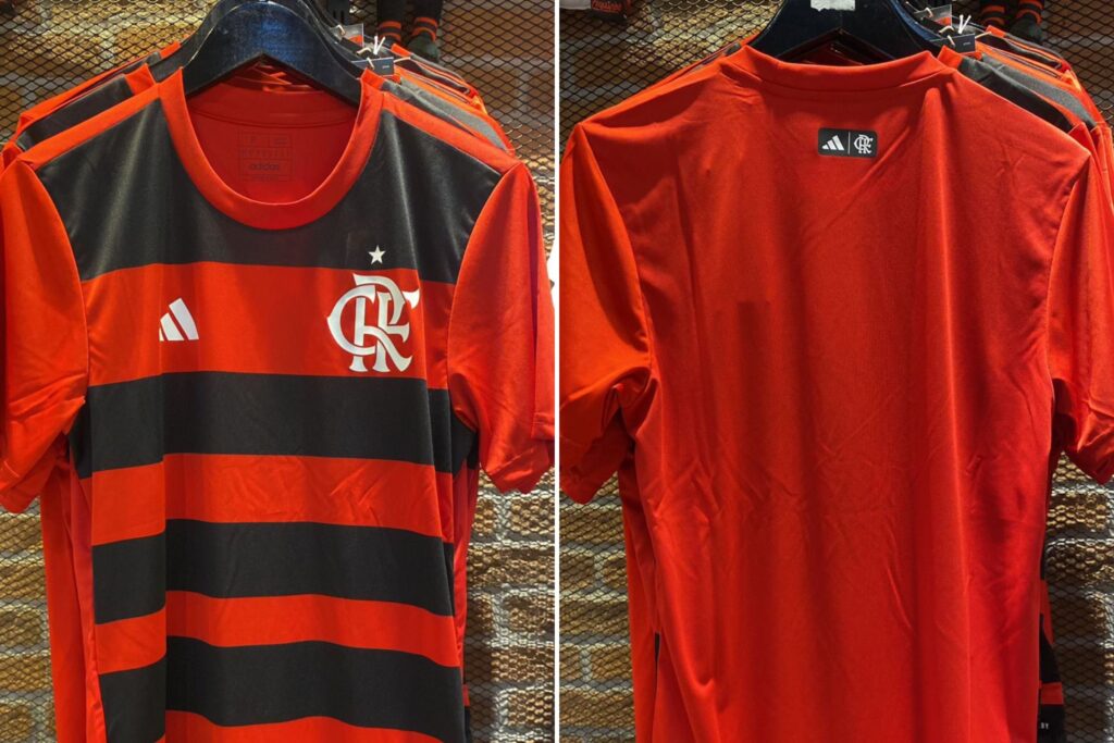 Nova camisa do Flamengo versão torcedor começou a ser vendida nesta sexta-feira (9)