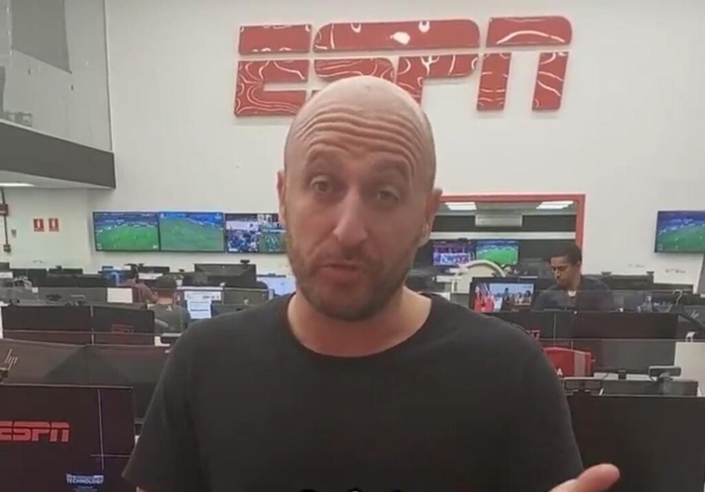 Gustavo Zupak fala sobre Gabigol para as redes sociais da ESPN