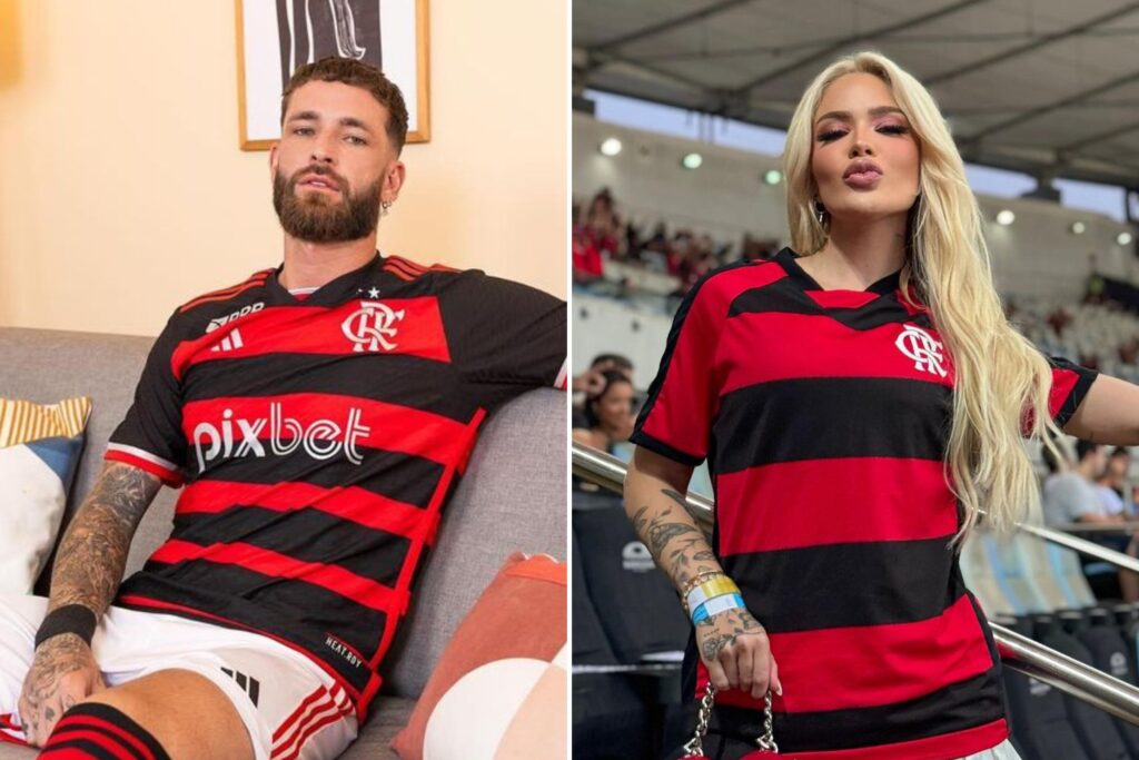 Léo Pereira, zagueiro do Flamengo, pediu Karoline Lima em namoro