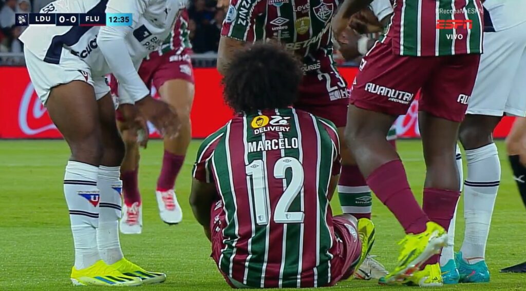 Marcelo pode desfalcar Fluminense contra Flamengo