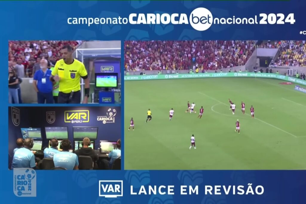 VAR interviu no gol de Pedro e ignorou pênaltis claros para o Flamengo