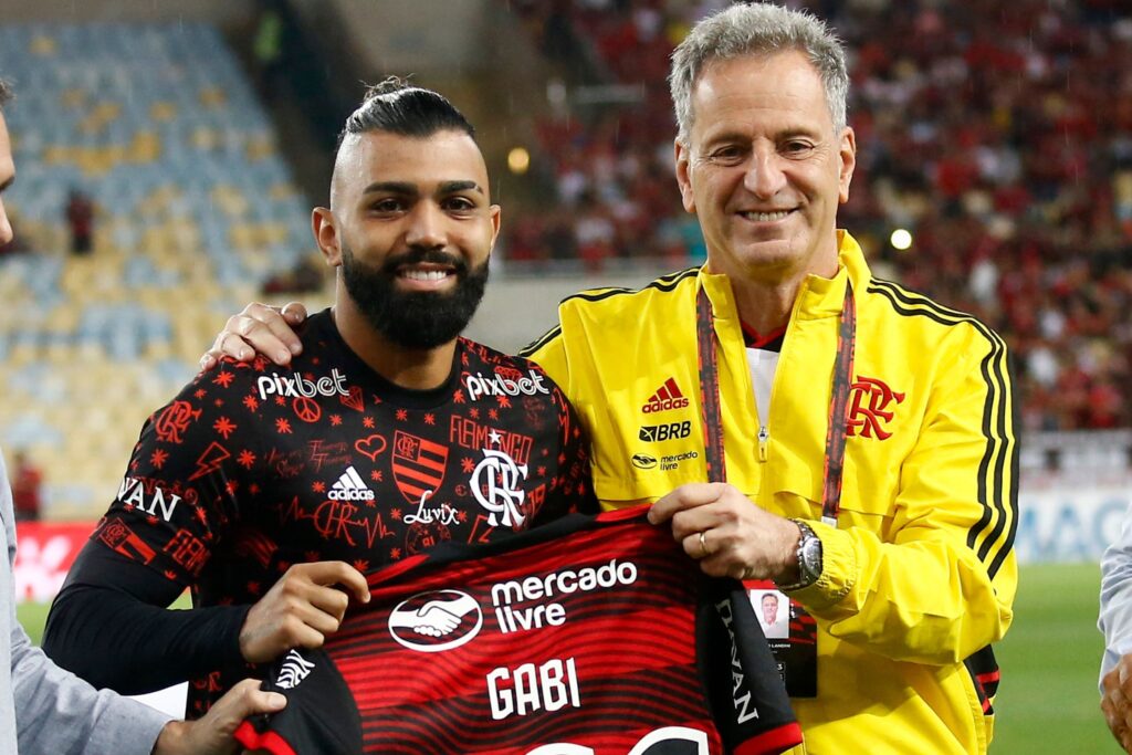 Rodolfo Landim, presidente do Flamengo, falou sobre renovação de Gabigol