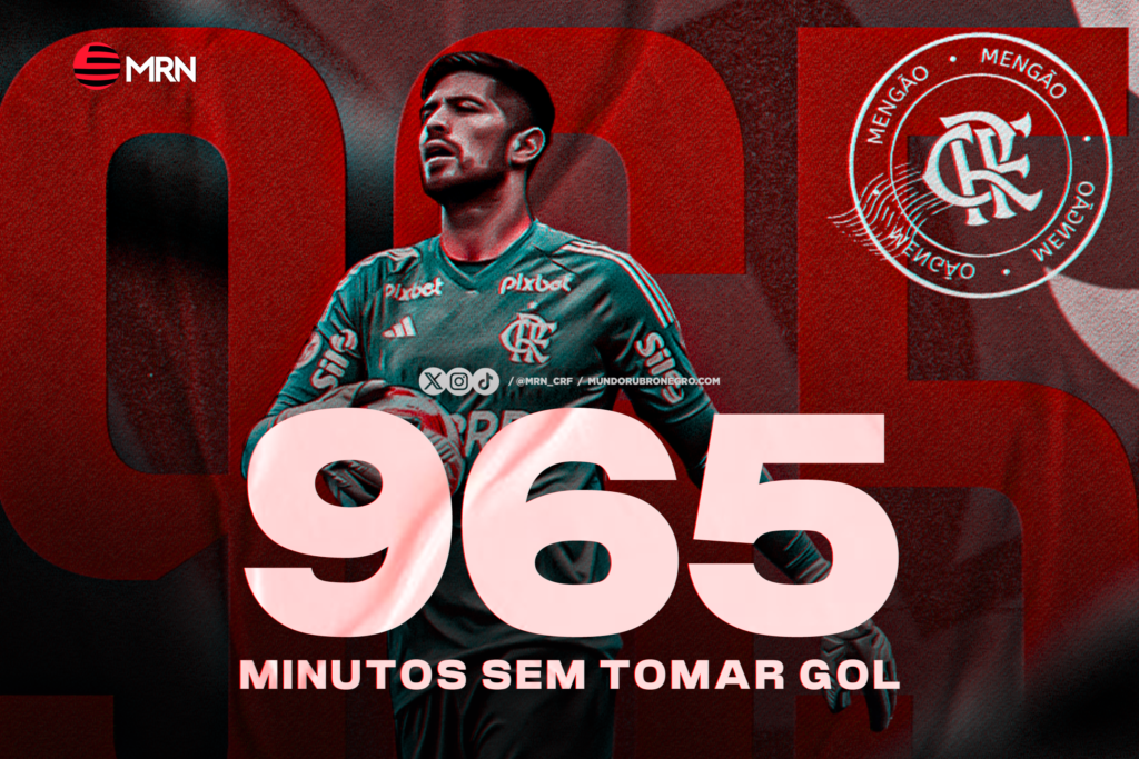 Rossi bateu recorde histórico no Flamengo. Arte: Lucas França/MRN