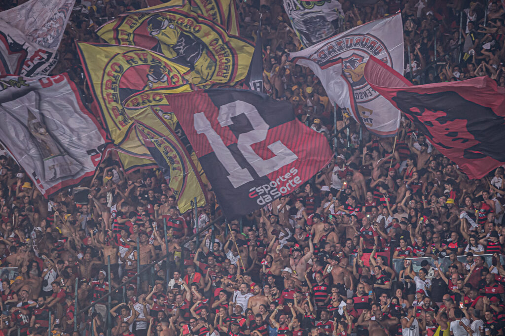 Torcida do Flamengo no Maracanã. Foto Paula Reis/CRF