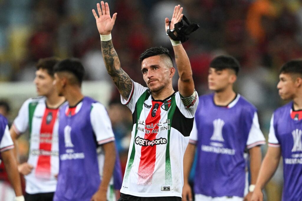 Bryan Carrasco lamentou derrota do Palestino para o Flamengo