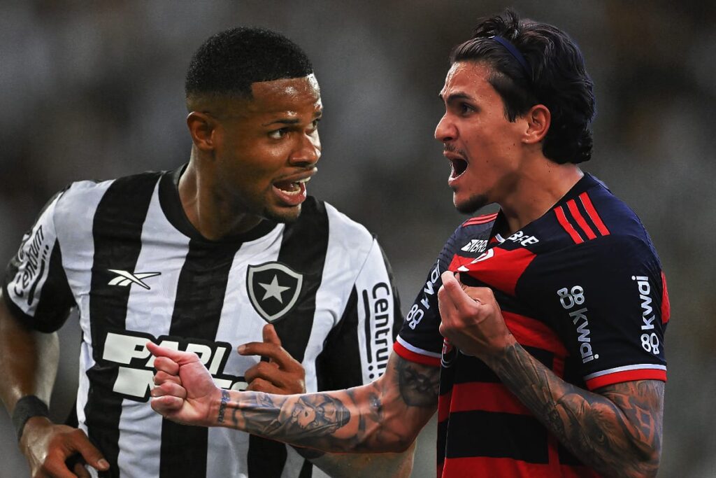 Cara a cara de Pedro e Júnior Santos, que disputam para ser artilheiro do Brasil; Flamengo e Botafogo se enfrentam neste domingo