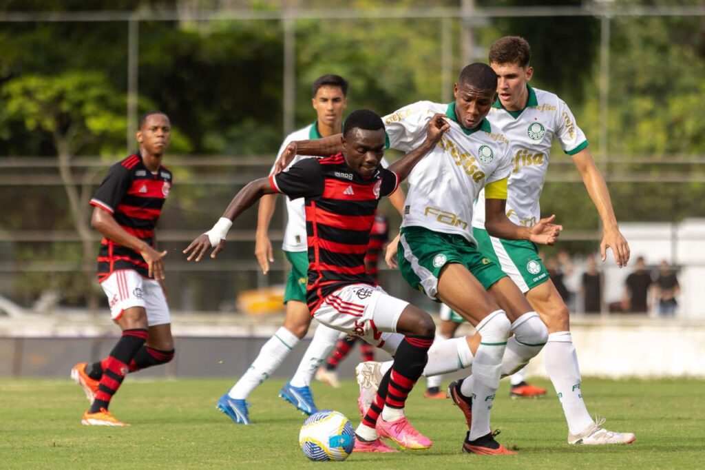 Flamengo sofreu derrota para o Palmeiras no Brasileirão Sub-20