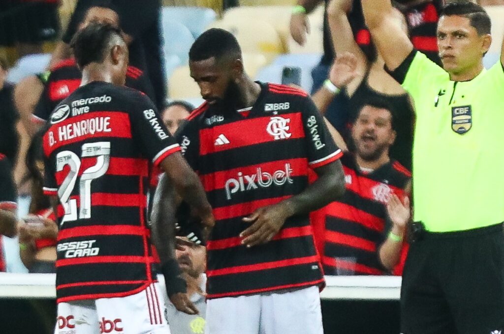 Gerson em Flamengo x Sao Paulo - 17-04-2024-181