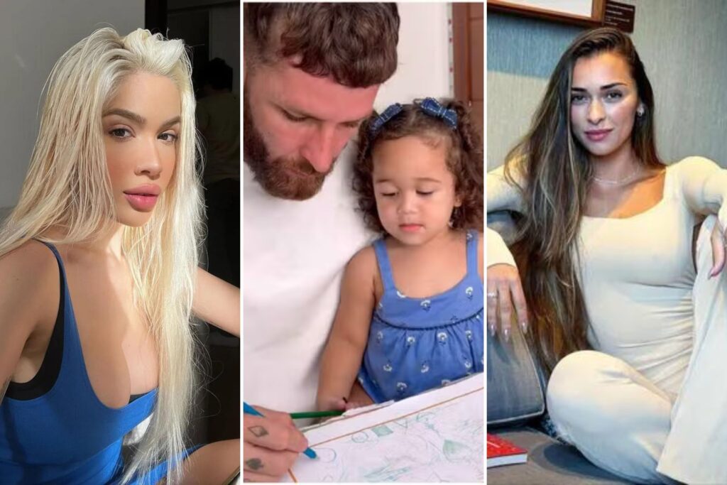 Karoline Lima, namorada de Léo Pereira, compra briga com a ex do zagueiro para defender sua filha Cecília