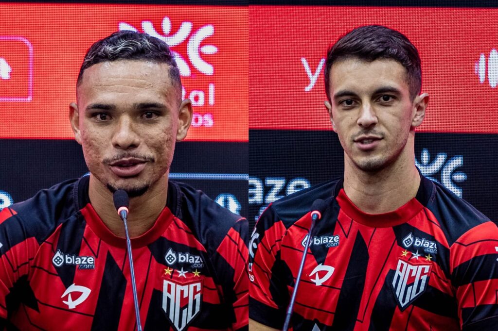 Luiz Fernando e Shaylon, do Atlético-GO, é a dupla letal que vai encarar o Flamengo