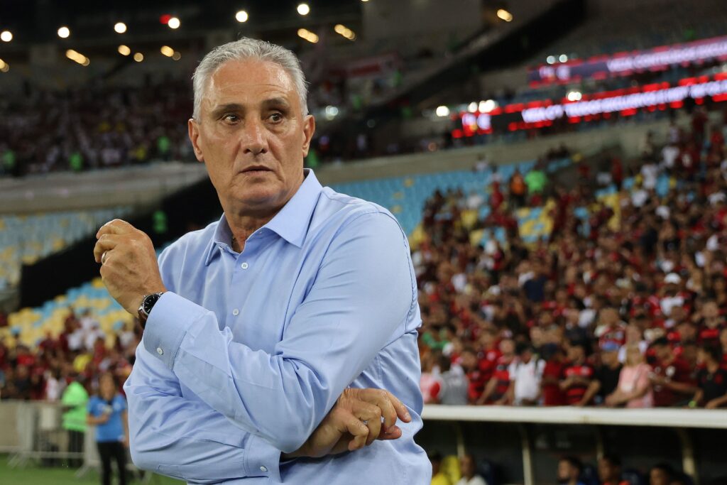 Tite em jogo do Flamengo no Maracanã; treinador comentou atuação contra o Amazonas