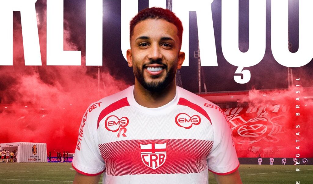 CRB anunciou Jorge, cria do Flamengo que até o início do ano pertencia ao Palmeiras