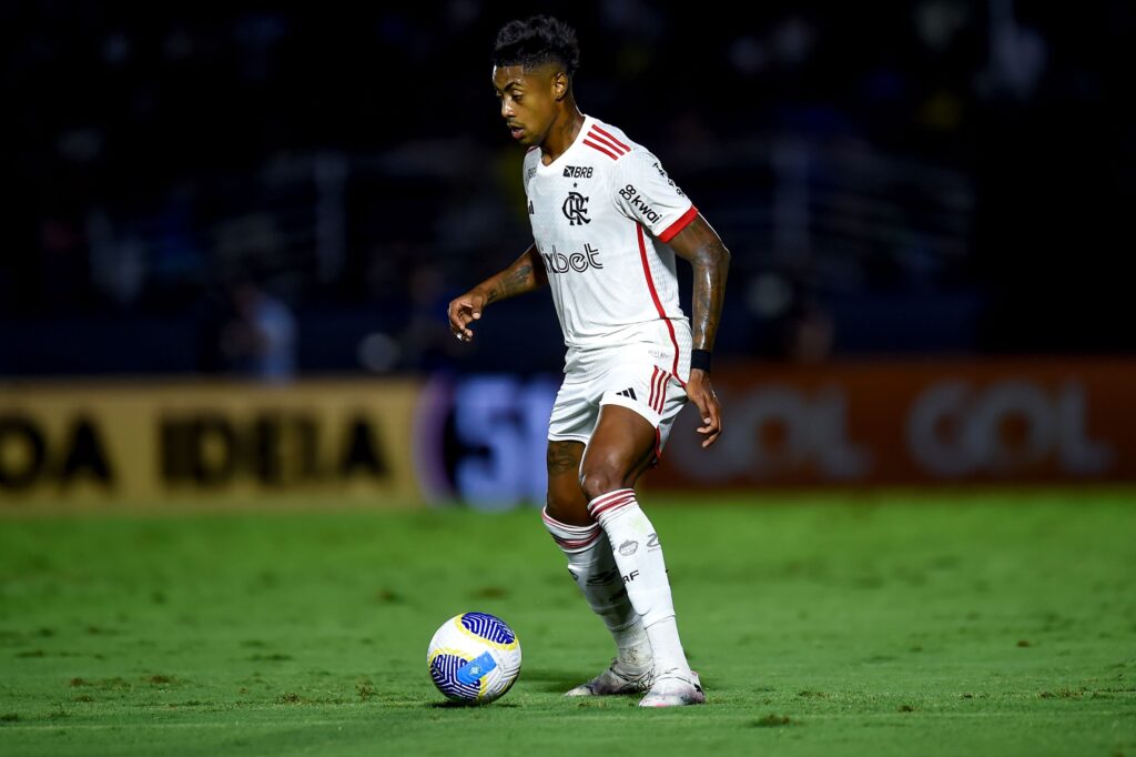 Bruno Henrique durante Bragantino x Flamengo