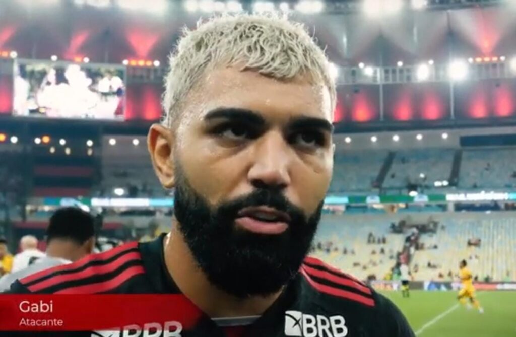 Gabigol fala à Fla TV após vitória do Flamengo