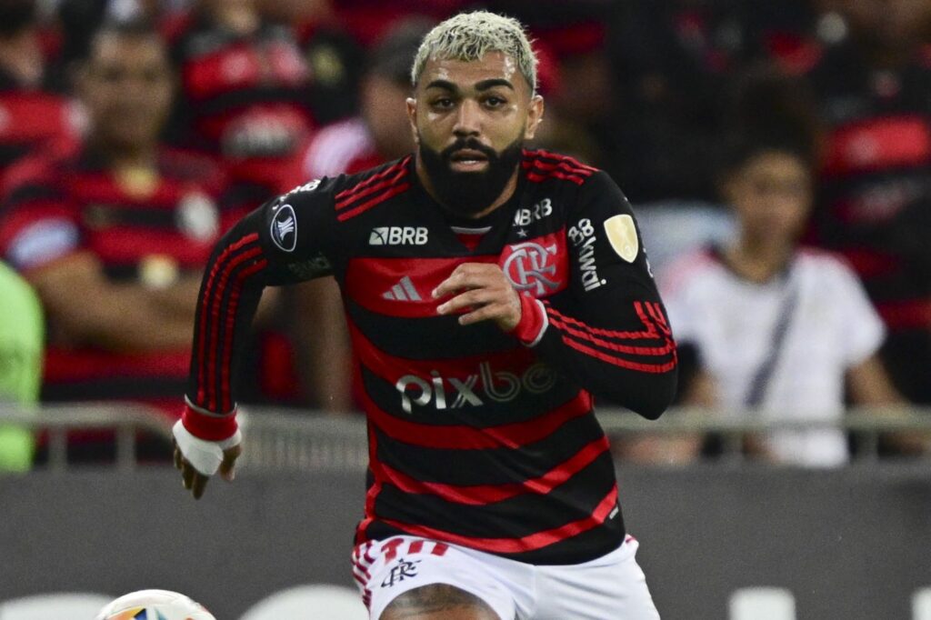 Gabigol em jogo do Flamengo