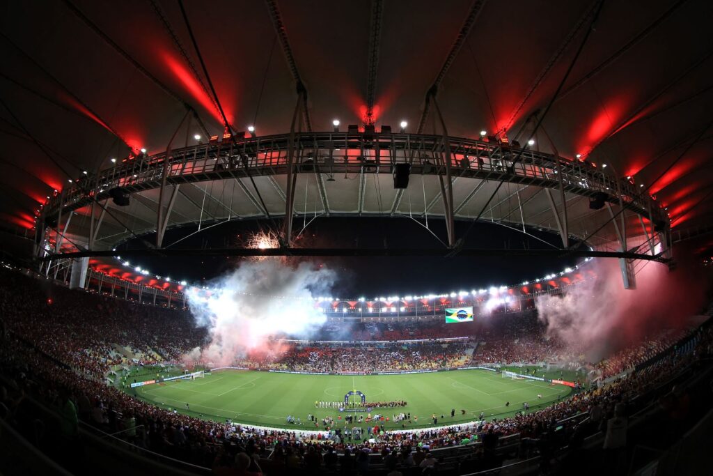 Torcida do Flamengo no Maracanã.