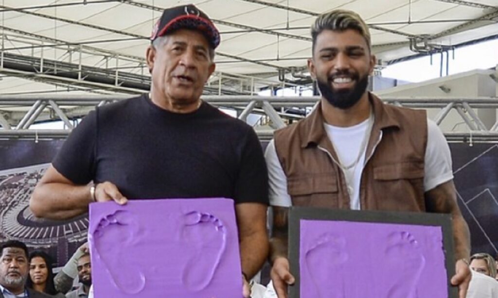 nunes e gabigol ídolos do flamengo no maracanã