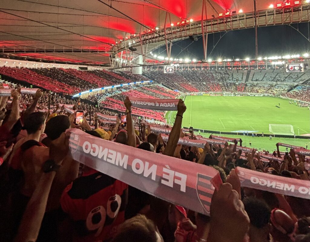 Torcida do Flamengo domina público na Libertadores
