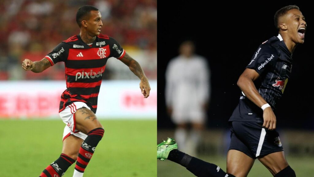 Wesley precisa ajudar o Flamengo e parar Vitinho, do Bragantino