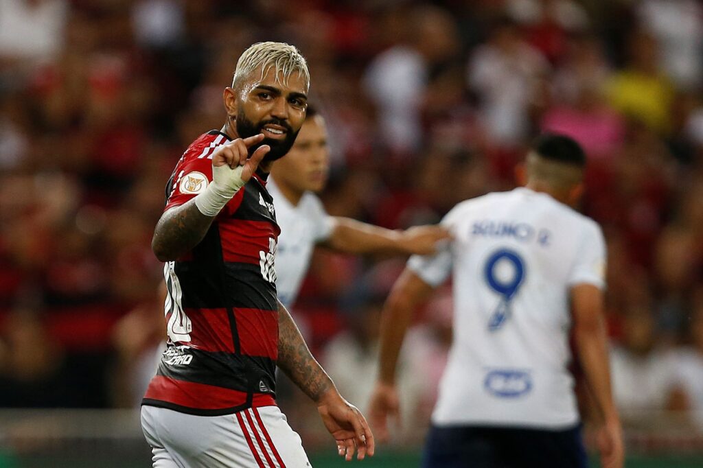 Gabigol contra o Cruzeiro em 2023