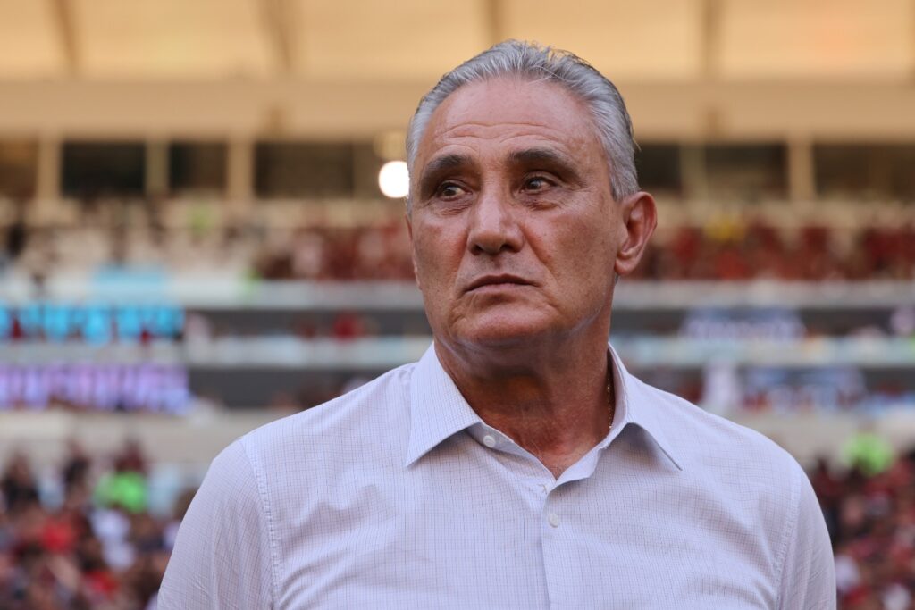 Tite na beira do campo em jogo do Flamengo; treinador vai reecontrar Juventude para deixar para trás sequência negativa