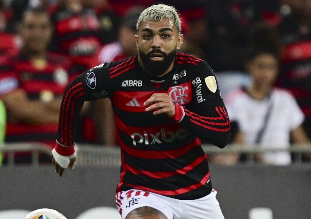 Gabigol no Maracanã atuando pelo Flamengo