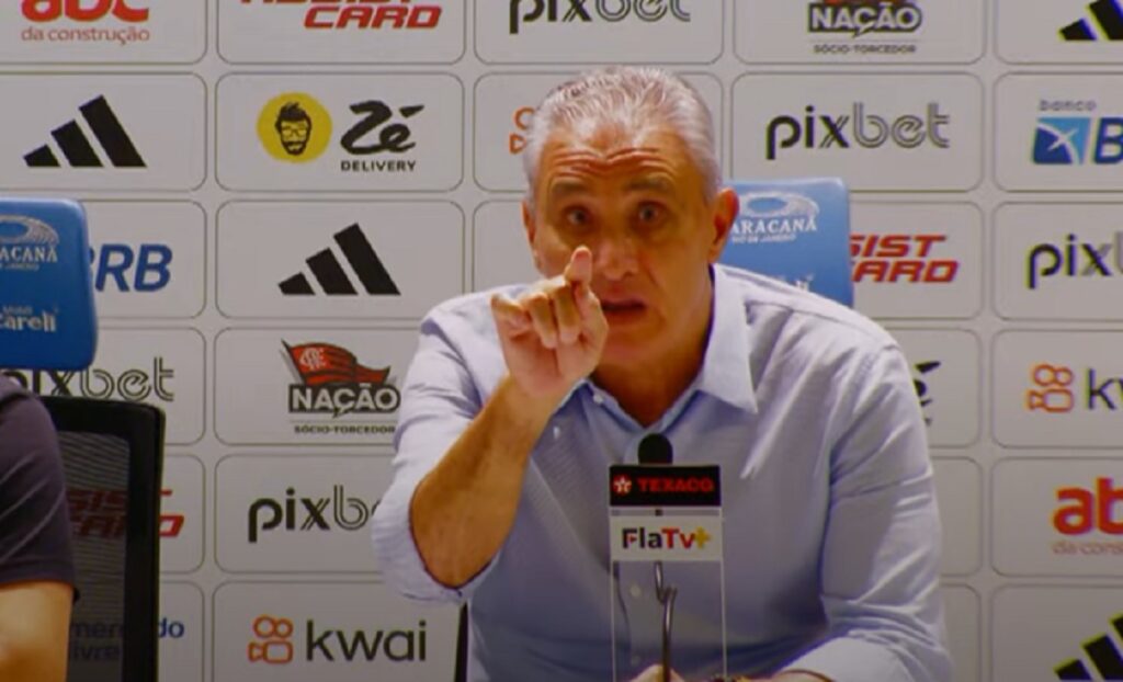 tite se irrita em coletiva após flamengo e bahia