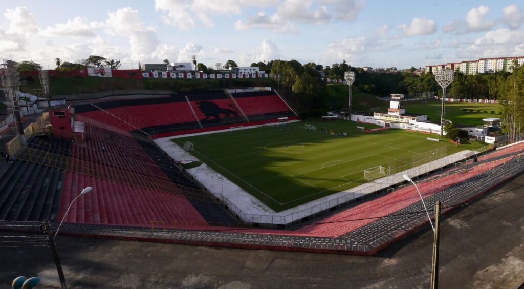 Estádio do Barradão, onde acontece Vitória x Flamengo