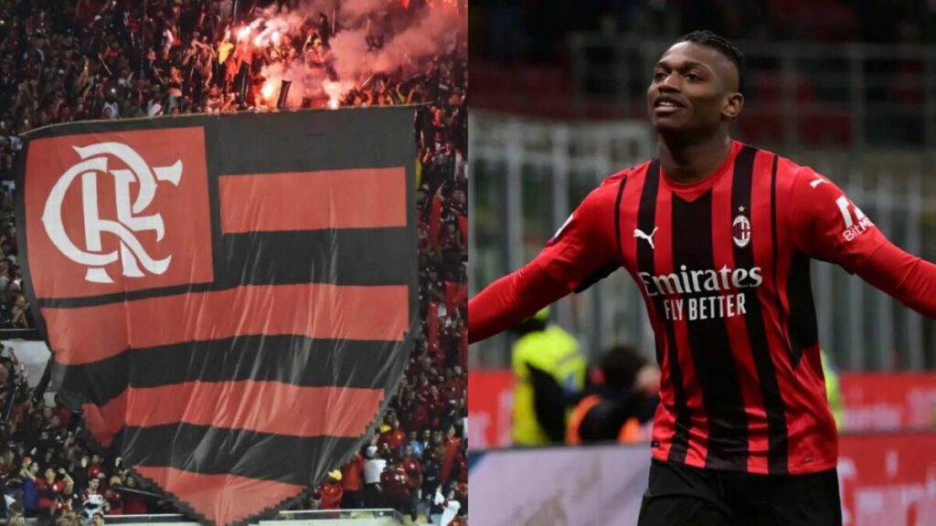 Rafael Leão, craque do Milan, revela gostar do Flamengo em evento de Vini Jr