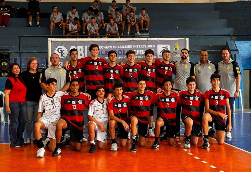 Flamengo vence classificatória do Brasileiro Interclubes de vôlei sub-16