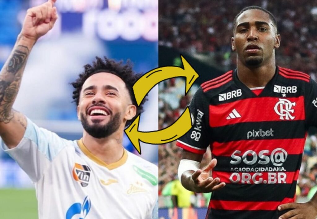 claudinho no flamengo e lorran no zenit