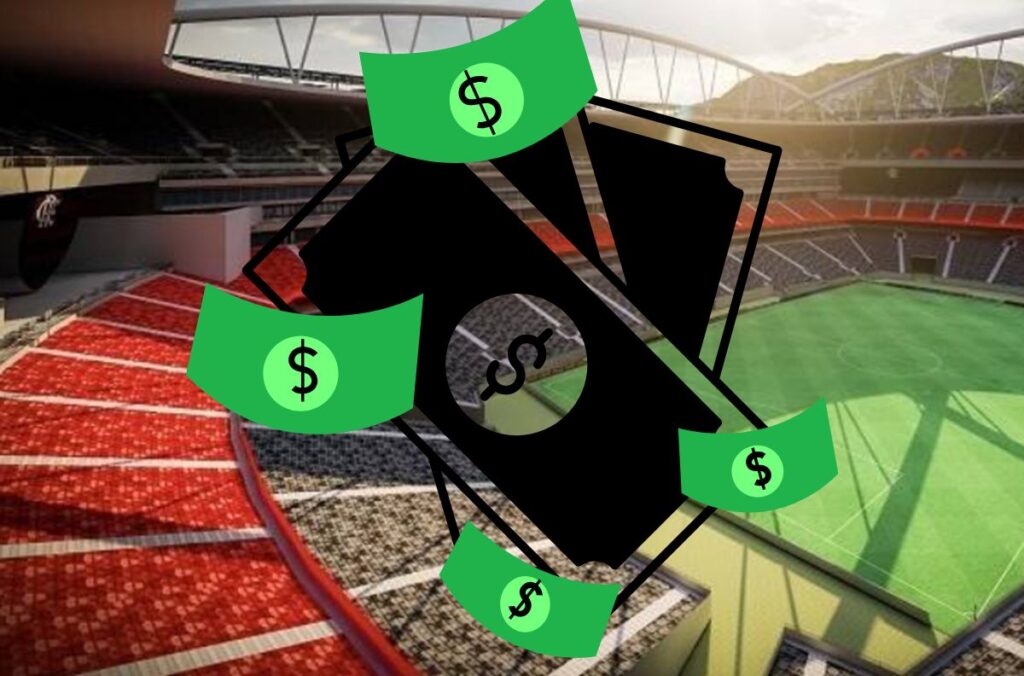 finanças do estádio do flamengo