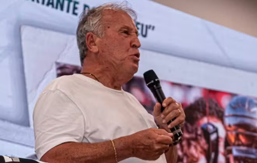 zico em evento do flamengo