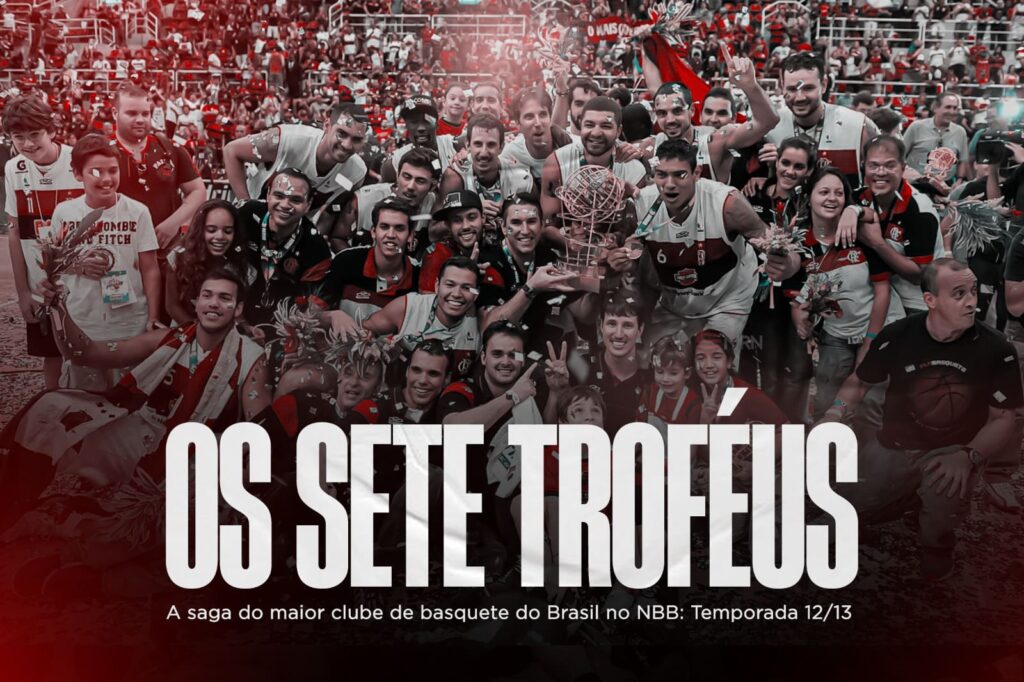 Flamengo comemora o título do NBB 2012/13