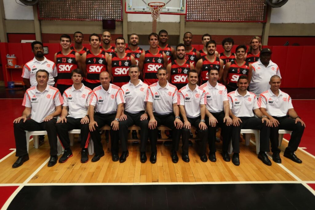 Time do Flamengo campeão do NBB 14/15