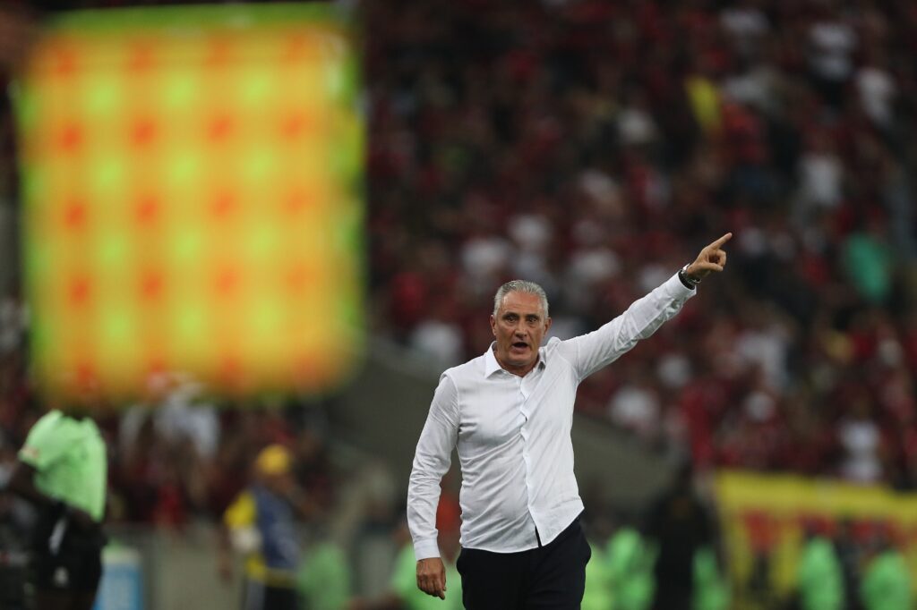 Tite Flamengo x Bolívar Libertadores Maracanã